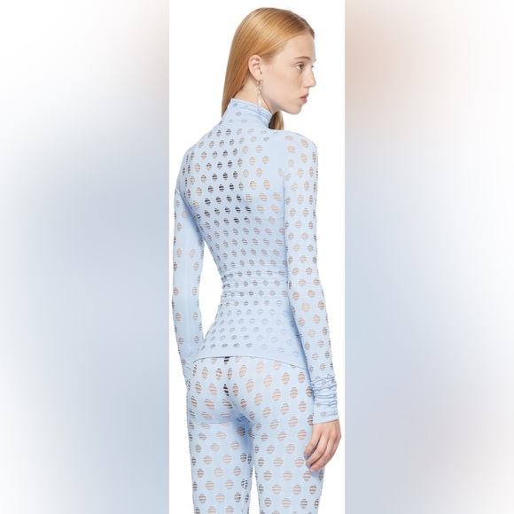 Maisie Wilen Perforated Turtleneck & Leggings Set - Picture 3 of 7
